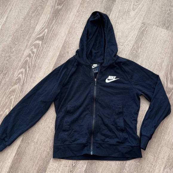 Nike Kids Youth Medium Black Zip Up Hoodie - Picture 1 of 7